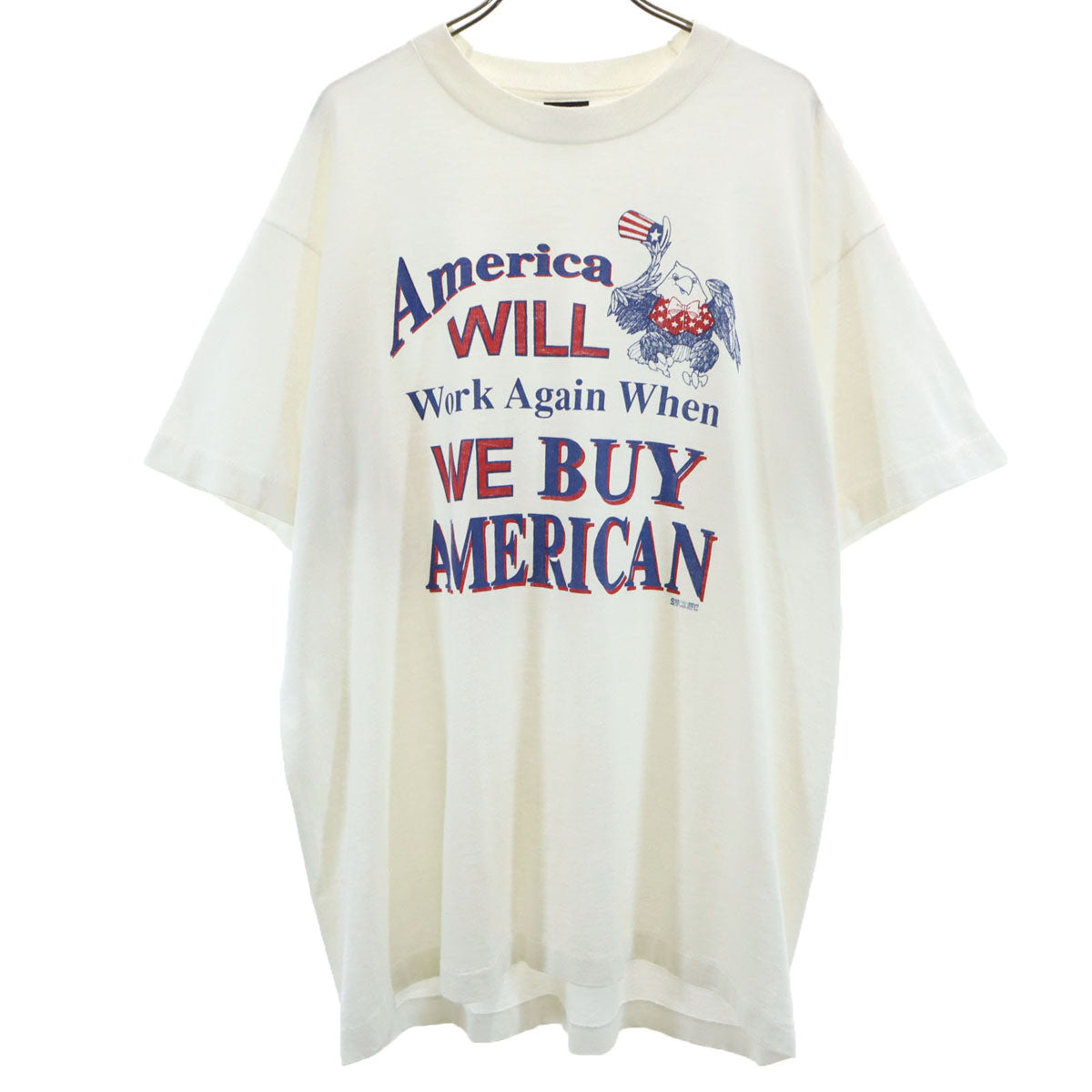 SCREEN STARS BEST スクリームスターズベスト 90s USA製 オールド メッセージ 半袖 Tシャツ XL ホワイト シングルステッチ メンズ