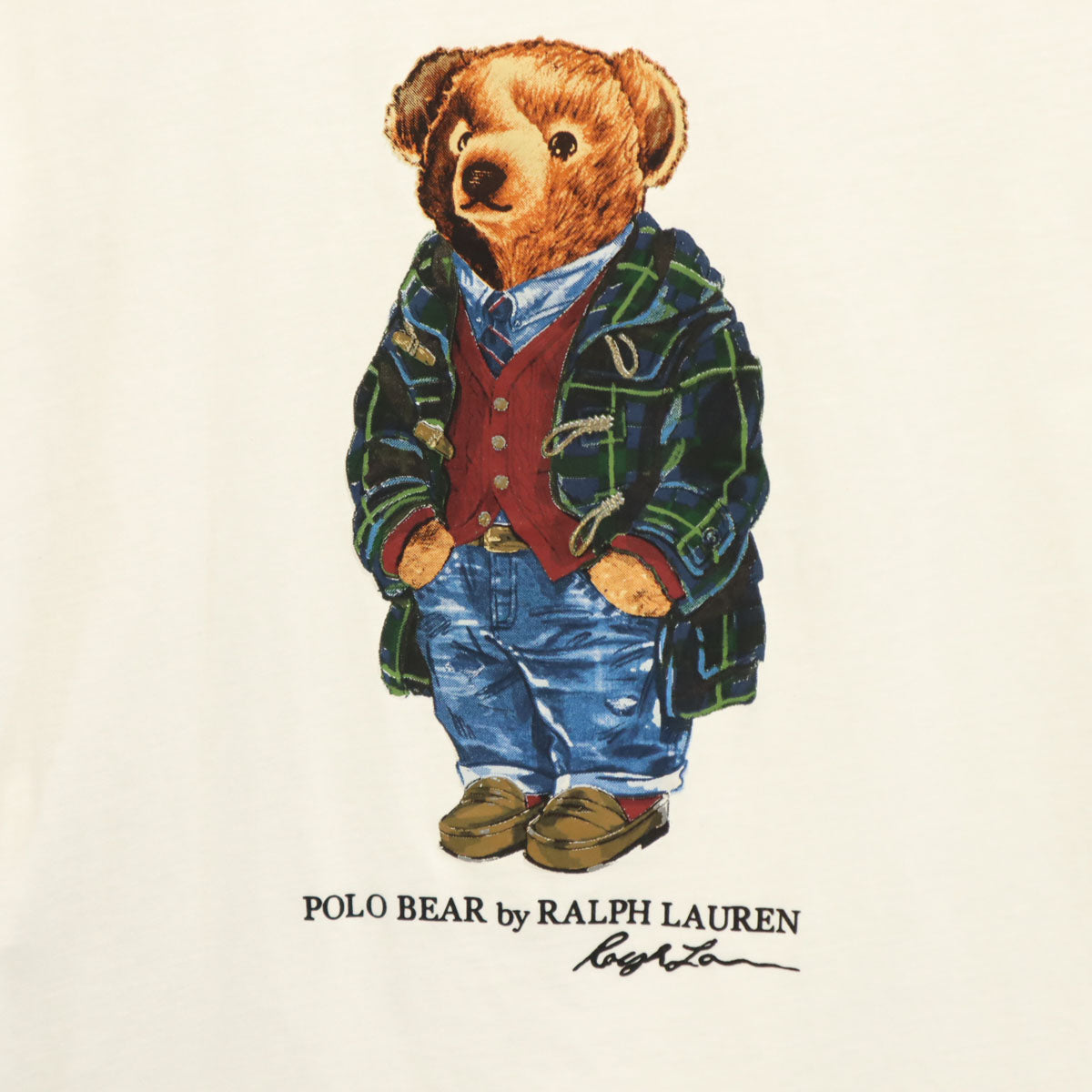 POLO RALPH LAUREN ポロラルフローレン ポロベア 半袖 Tシャツ L ホワイト カスタムスリムフィット メンズ