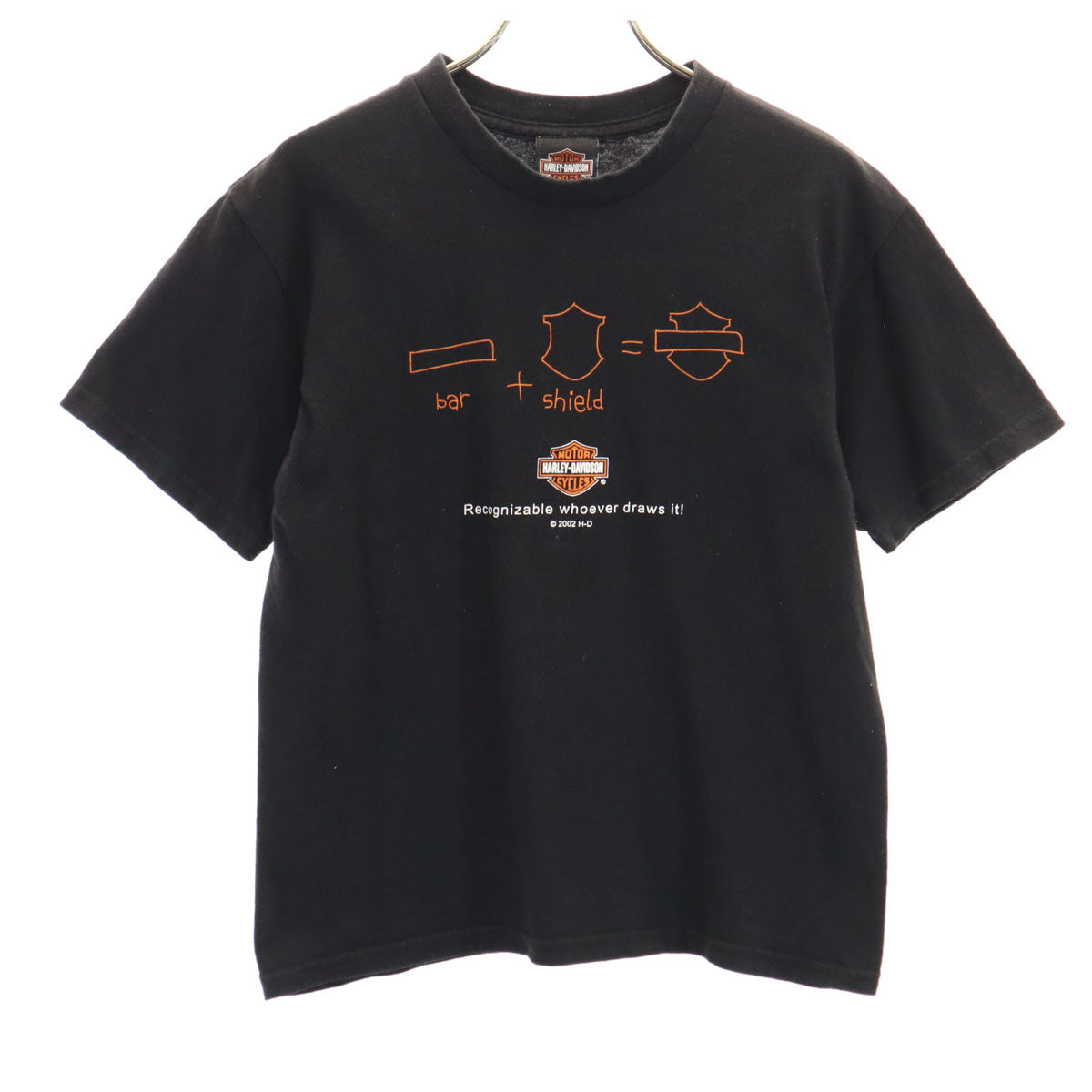 HARLEY DAVIDSON ハーレーダビッドソン 00s オールド 半袖 Tシャツ M ブラック レディース