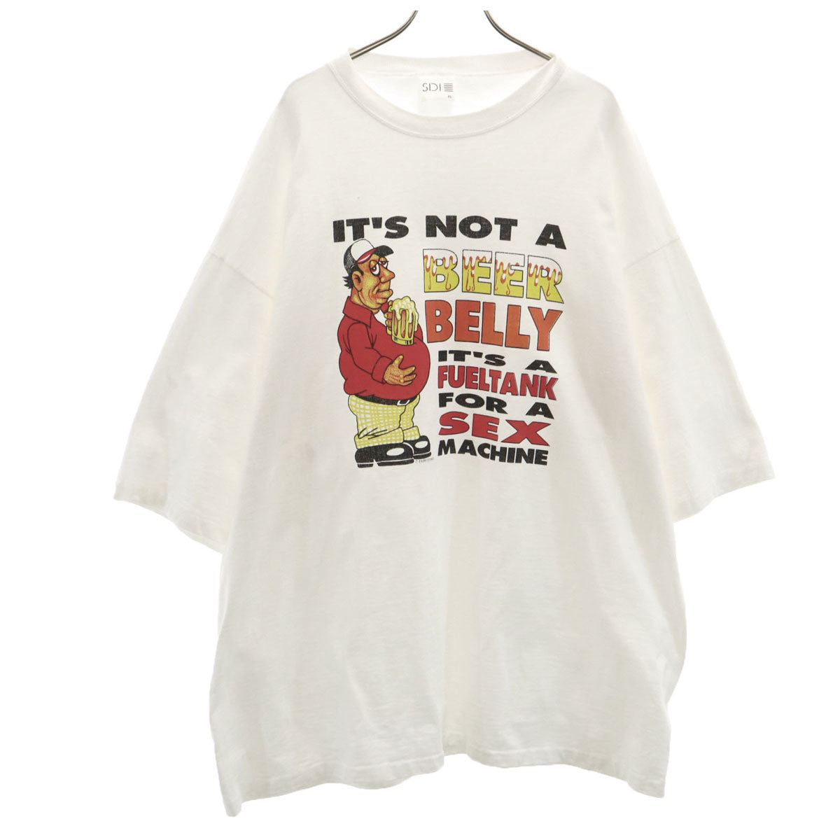 SDI 90s USA製 オールド 半袖 Tシャツ XL 白 シングルステッチ メンズ