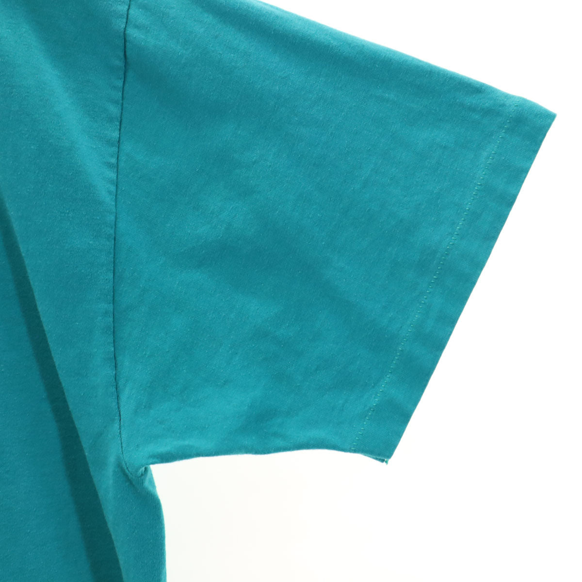 Hanes ヘインズ 90s USA製 オールド 半袖 Tシャツ L ブルー系 ヘビーウェイト シングルステッチ メンズ