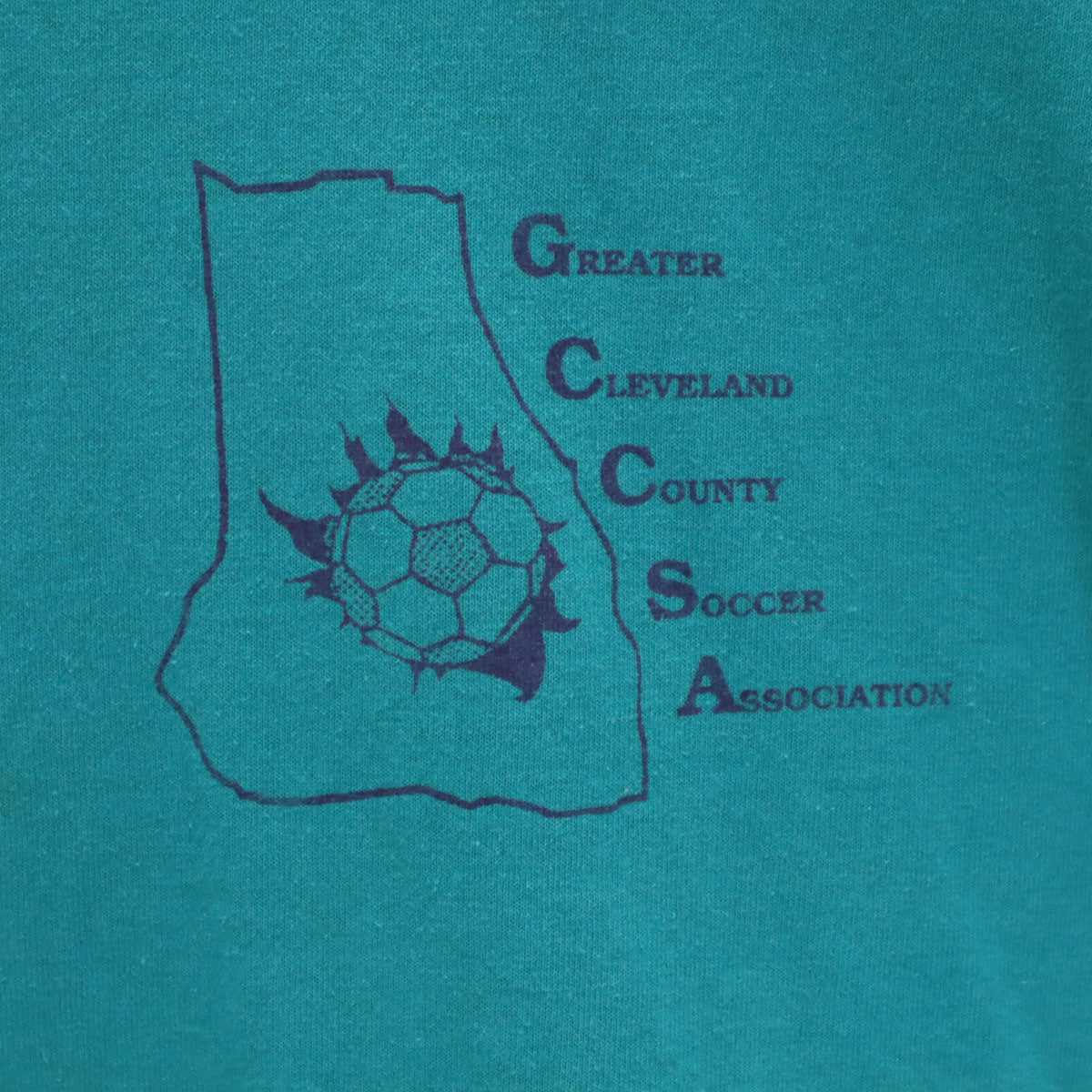 Hanes ヘインズ 90s USA製 オールド 半袖 Tシャツ L ブルー系 ヘビーウェイト シングルステッチ メンズ