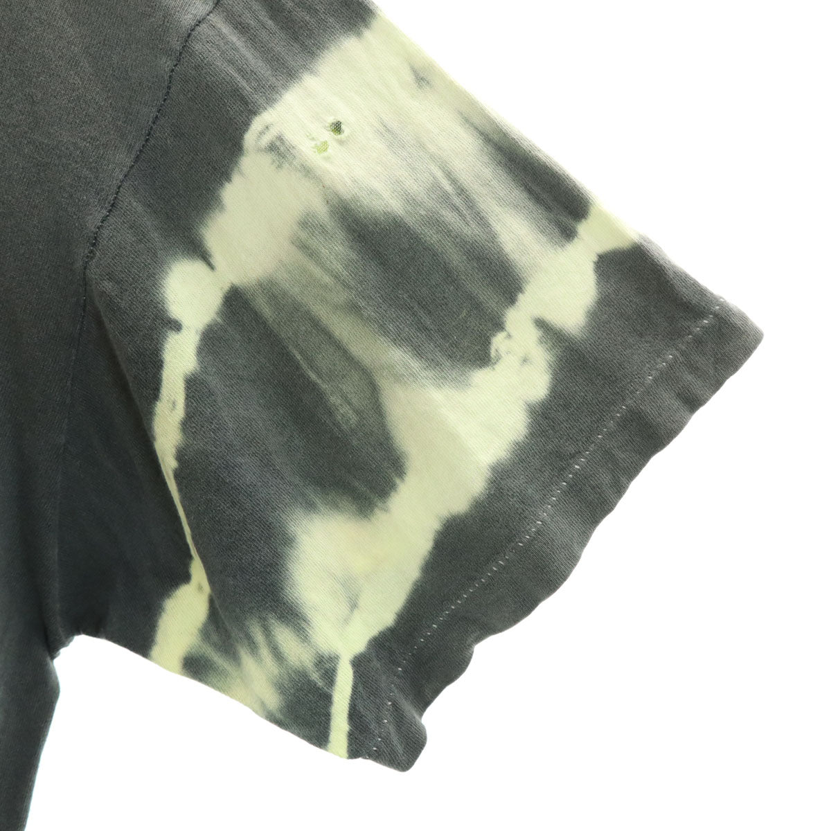 90s オールド タイダイ柄 半袖 Tシャツ グレー系 シングルステッチ メンズ