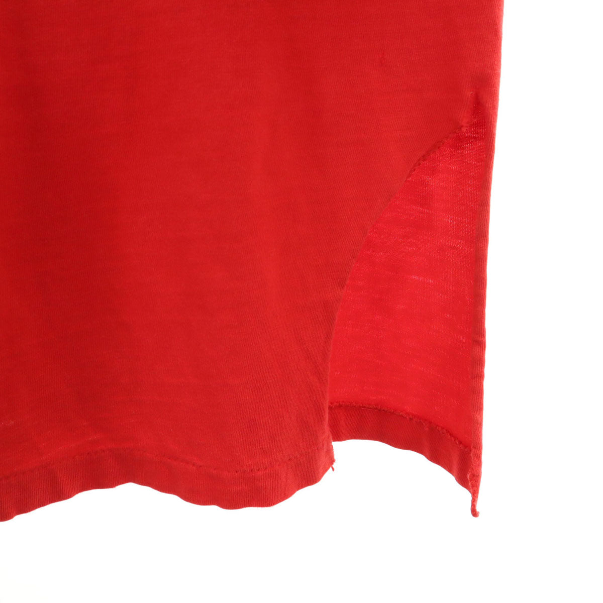 ARTEX アルテックス 80s USA製 ヴィンテージ 半袖 Vネック Tシャツ L レッド シングルステッチ メンズ