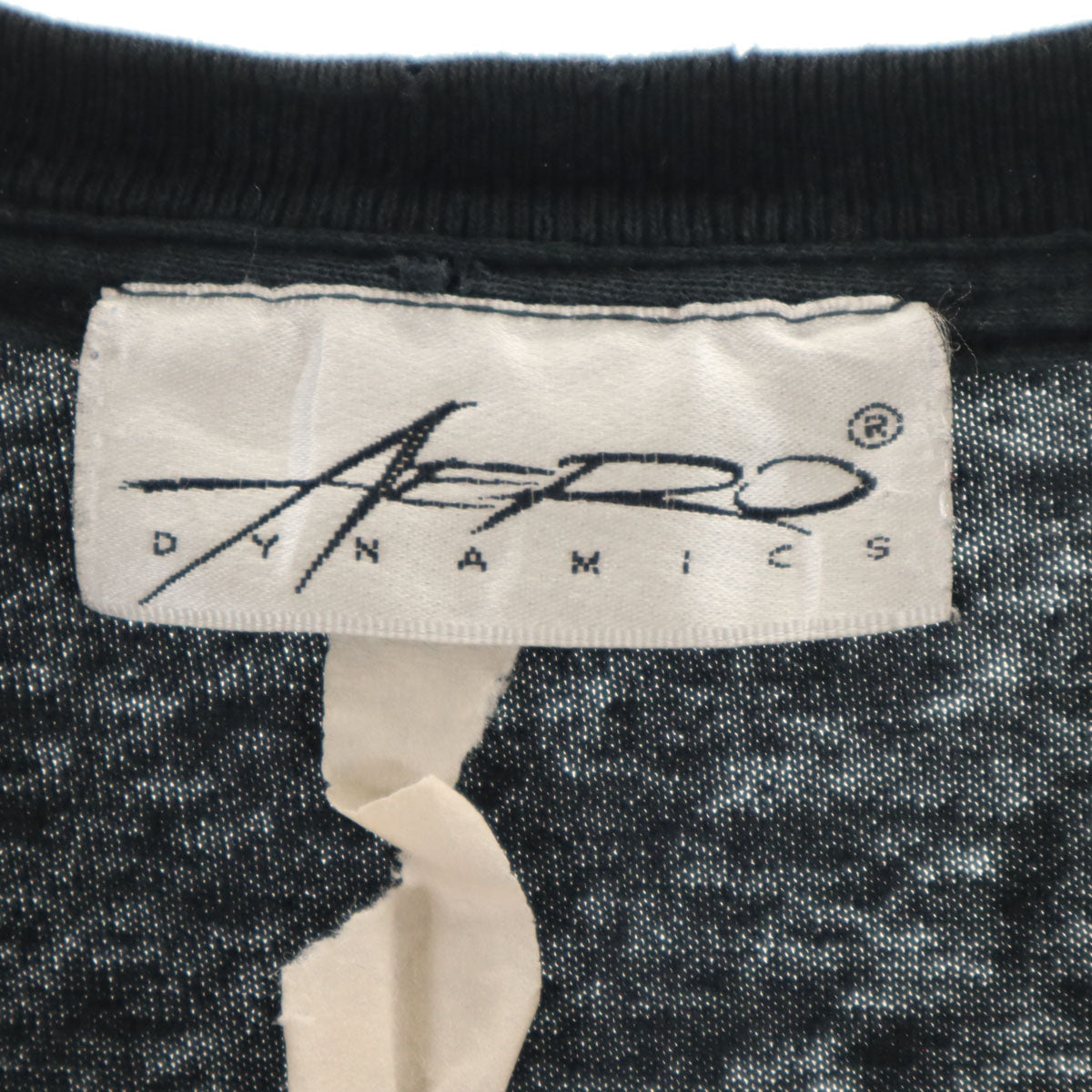 Aerodynamics エアロダイナミクス 90s USA製 オールド 半袖 Tシャツ ONE ブラック シングルステッチ レディース