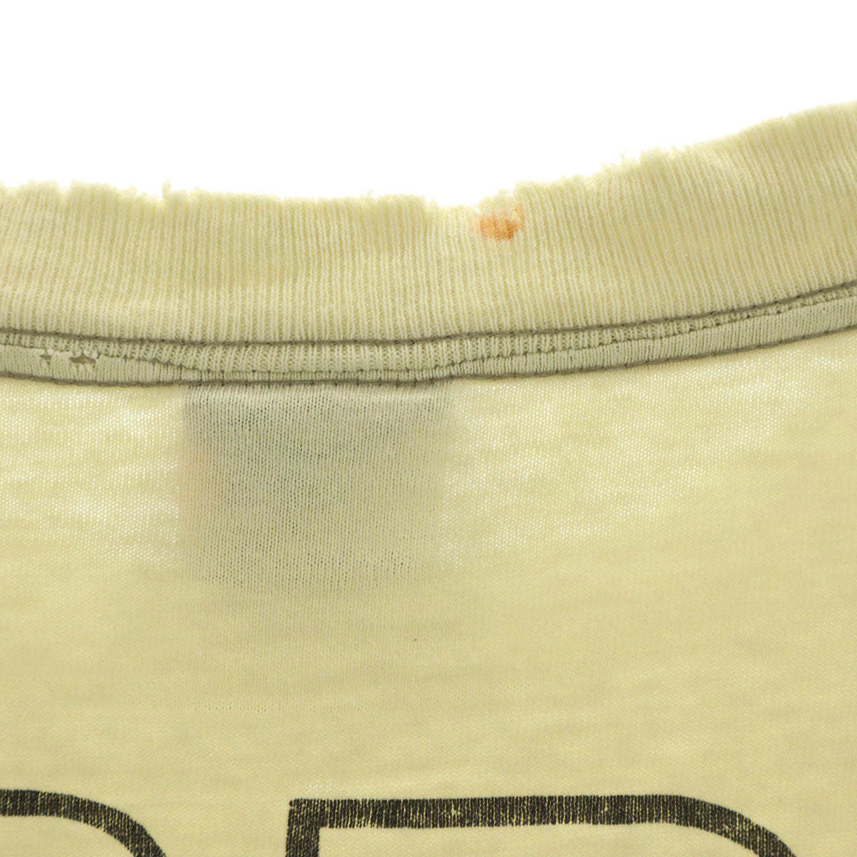 HOBIE ホビー 90s USA製 オールド 半袖 Tシャツ L イエロー系 シングルステッチ メンズ