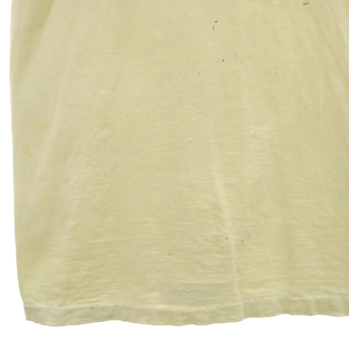 HOBIE ホビー 90s USA製 オールド 半袖 Tシャツ L イエロー系 シングルステッチ メンズ