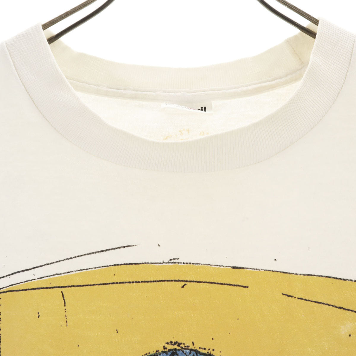 anvil アンヴィル 90s USA製 オールド アルマジロ プリント 半袖 Tシャツ XL オフホワイト シングルステッチ メンズ