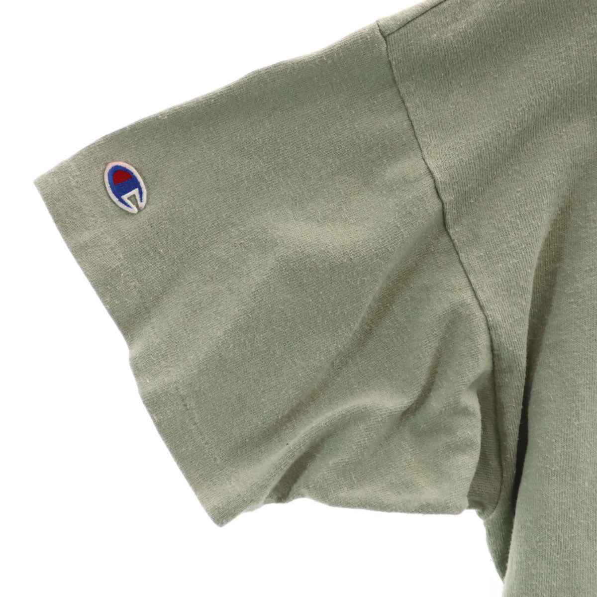 Champion チャンピオン 80s USA製 ヴィンテージ トリコタグ 半袖 Tシャツ L モスグリーン系 シングルステッチ メンズ