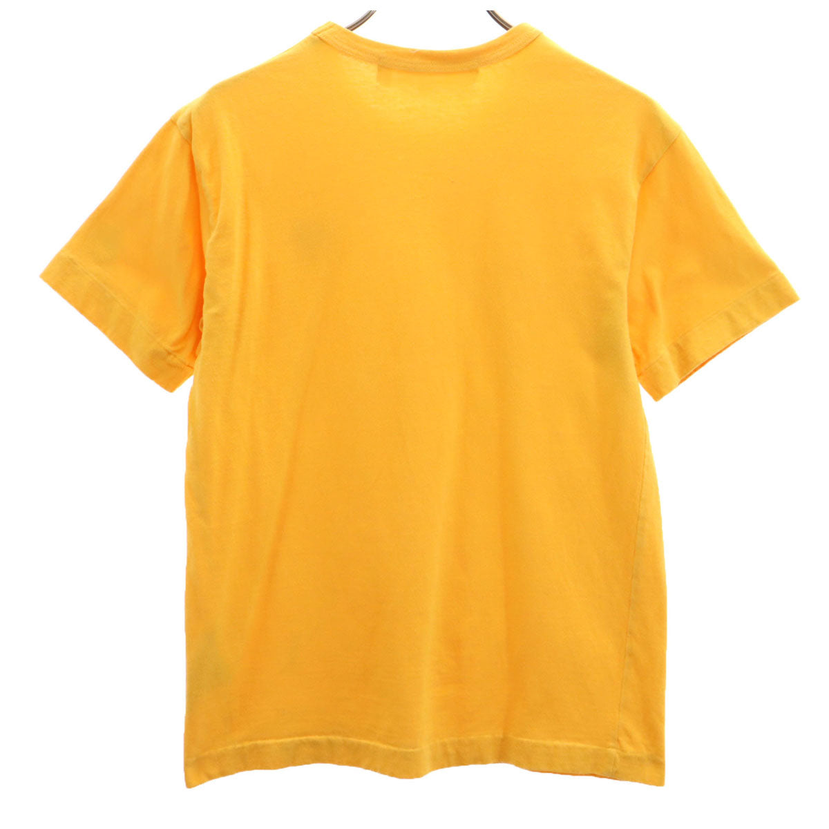 PLAY COMME des GARCONS プレイコムデギャルソン 2017年 日本製 半袖 Tシャツ S 山吹色 レディース