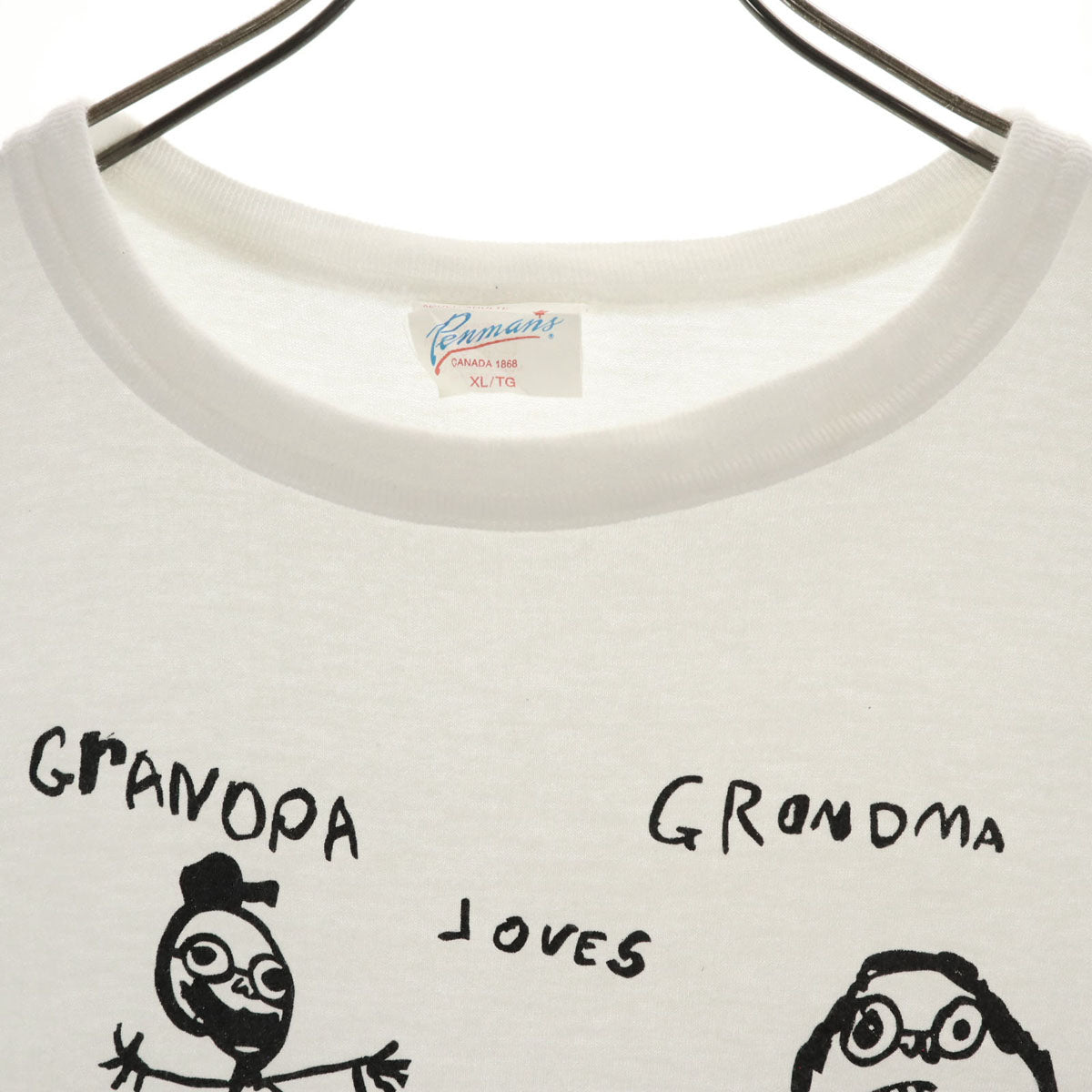 Penmans 90s カナダ製 オールド 半袖 Tシャツ XL 白 シングルステッチ メンズ