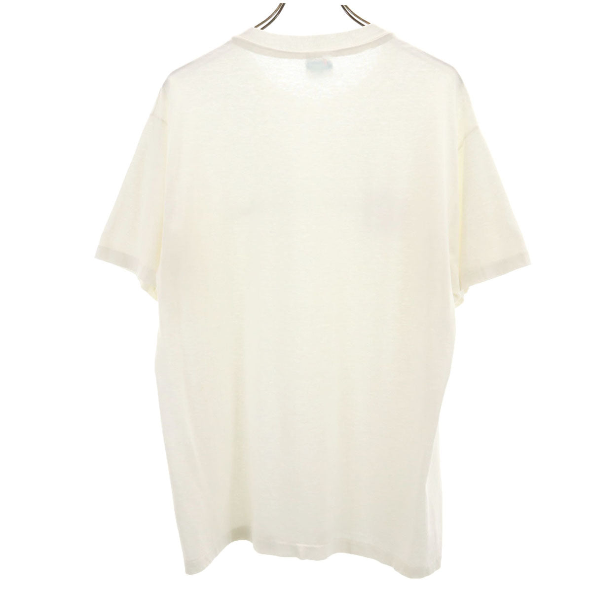 Hanes ヘインズ 90s USA製 オールド 半袖 Tシャツ L 白 シングルステッチ メンズ