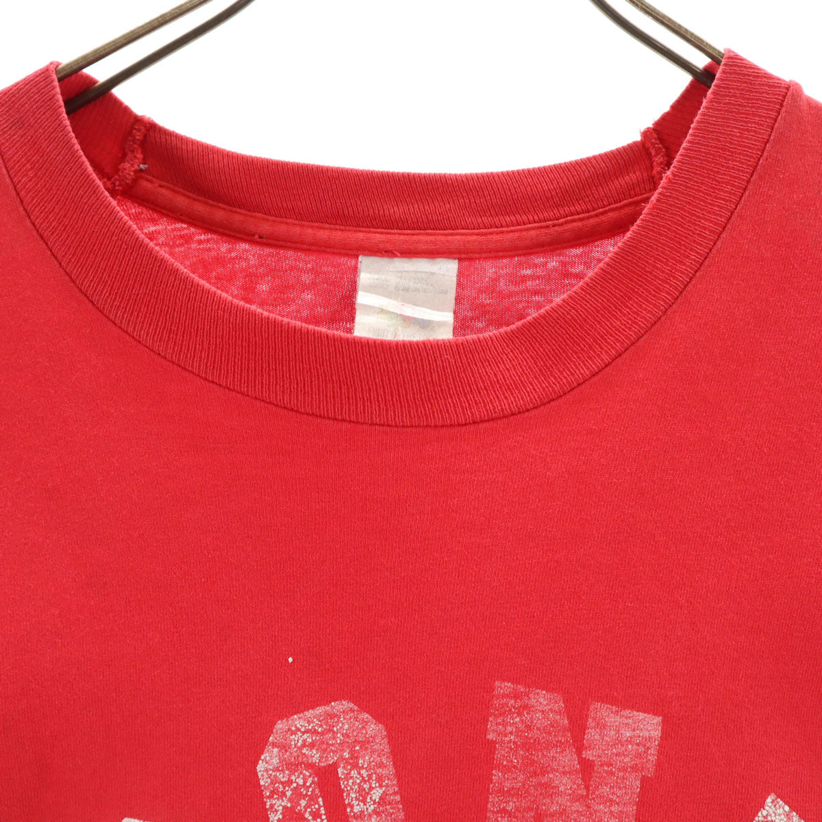 FRUIT OF THE LOOM フルーツオブザルーム 90s USA製 オールド パンサー プリント 半袖 Tシャツ XXL レッド シングルステッチ ビッグサイズ メンズ