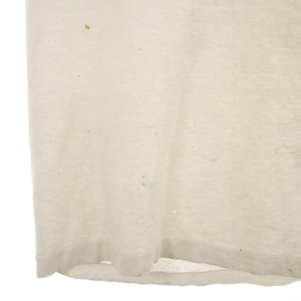 Hanes ヘインズ 90s USA製 オールド Smile maker プリント 半袖 Tシャツ XXL オフホワイト シングルステッチ ビッグサイズ メンズ