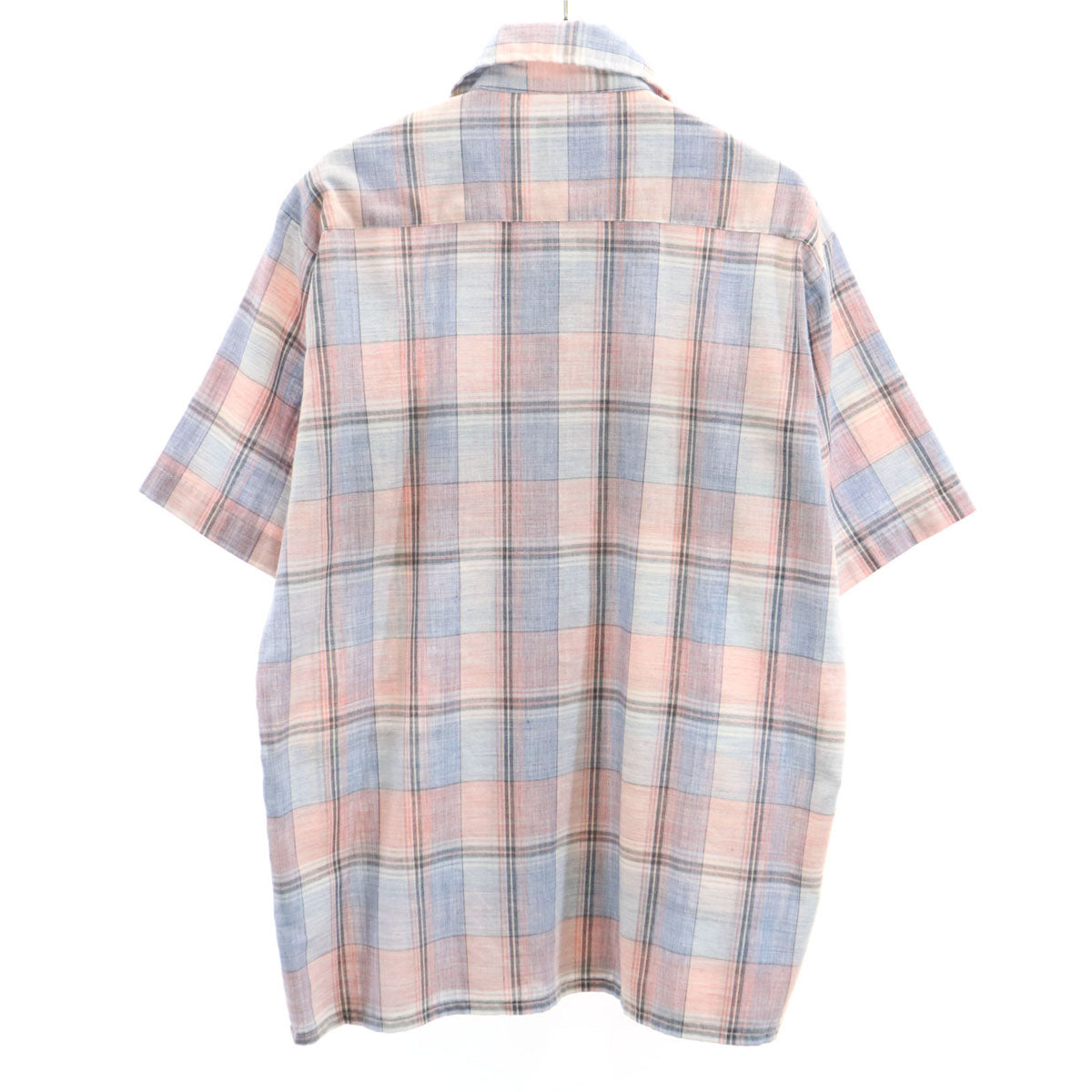 Golden Key ゴールデンキー 70s ヴィンテージ チェック柄 半袖 シャツ M マルチ メンズ