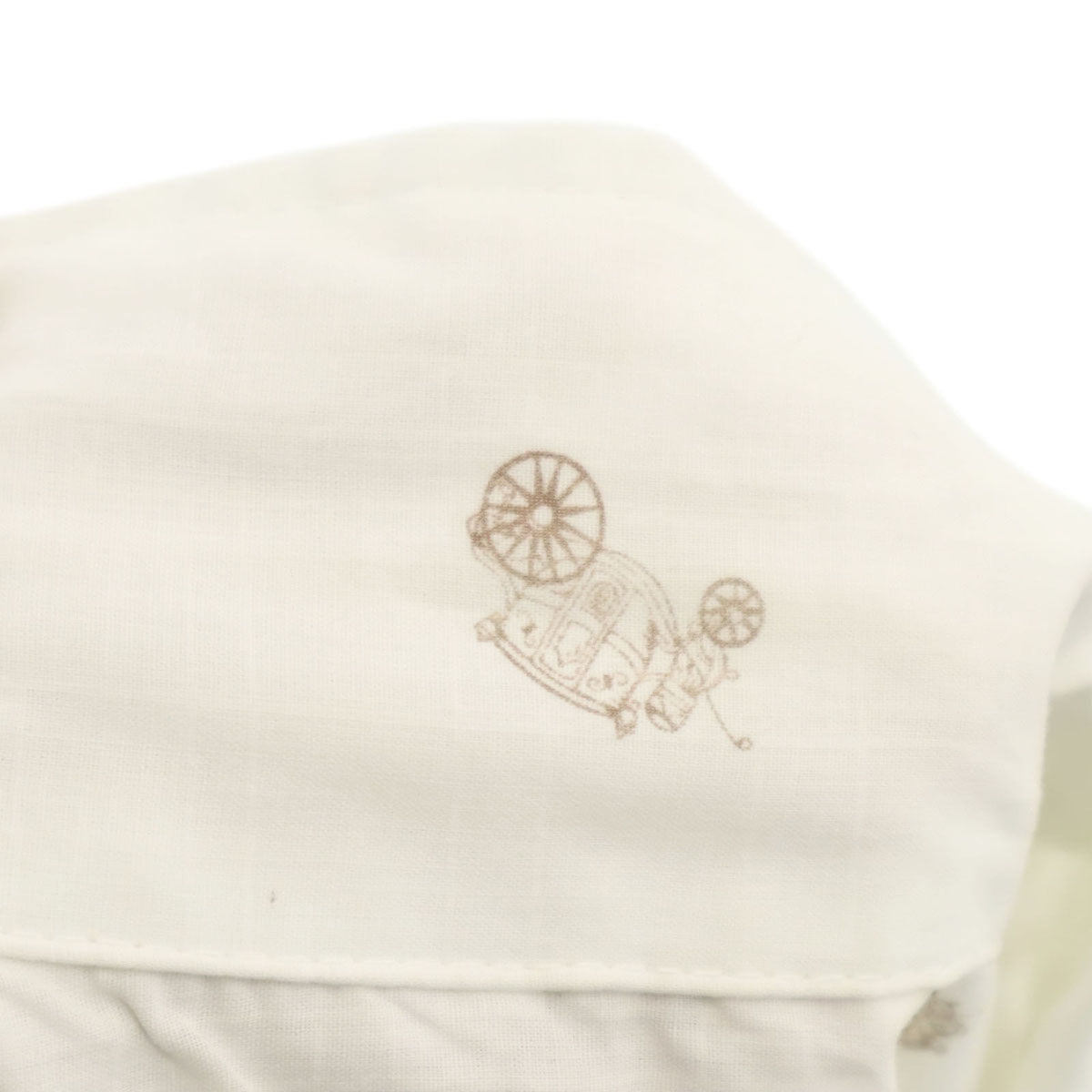 BIG DONLIN ビッグドンリン 80s USA製 ヴィンテージ 馬車柄 半袖 シャツ XL ホワイト メンズ