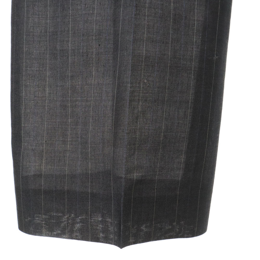 Yohji Yamamoto ヨウジヤマモト 日本製 ストライプ柄 コート 上下 セットアップ 1/3 グレー レディース