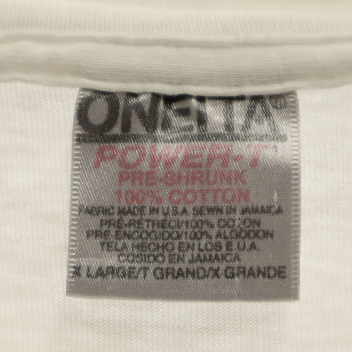 ONEITA オニータ 90s オールド hotfingers 半袖 Tシャツ XL ホワイト シングルステッチ 企業モノ メンズ