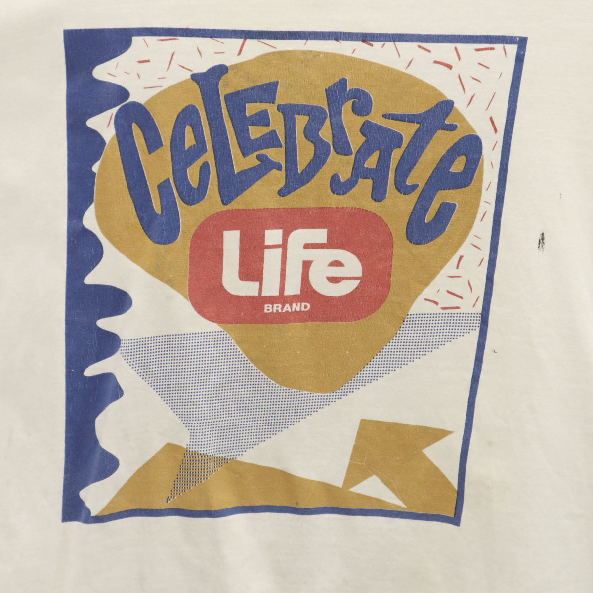 90s オールド CELEBRATE 半袖 Tシャツ ホワイト シングルステッチ メンズ