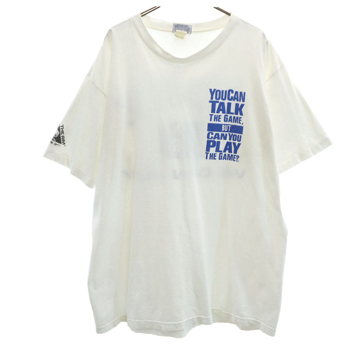 Reebok リーボック 90s USA製 オールド DUKE カレッジ 半袖 Tシャツ XL ホワイト メンズ