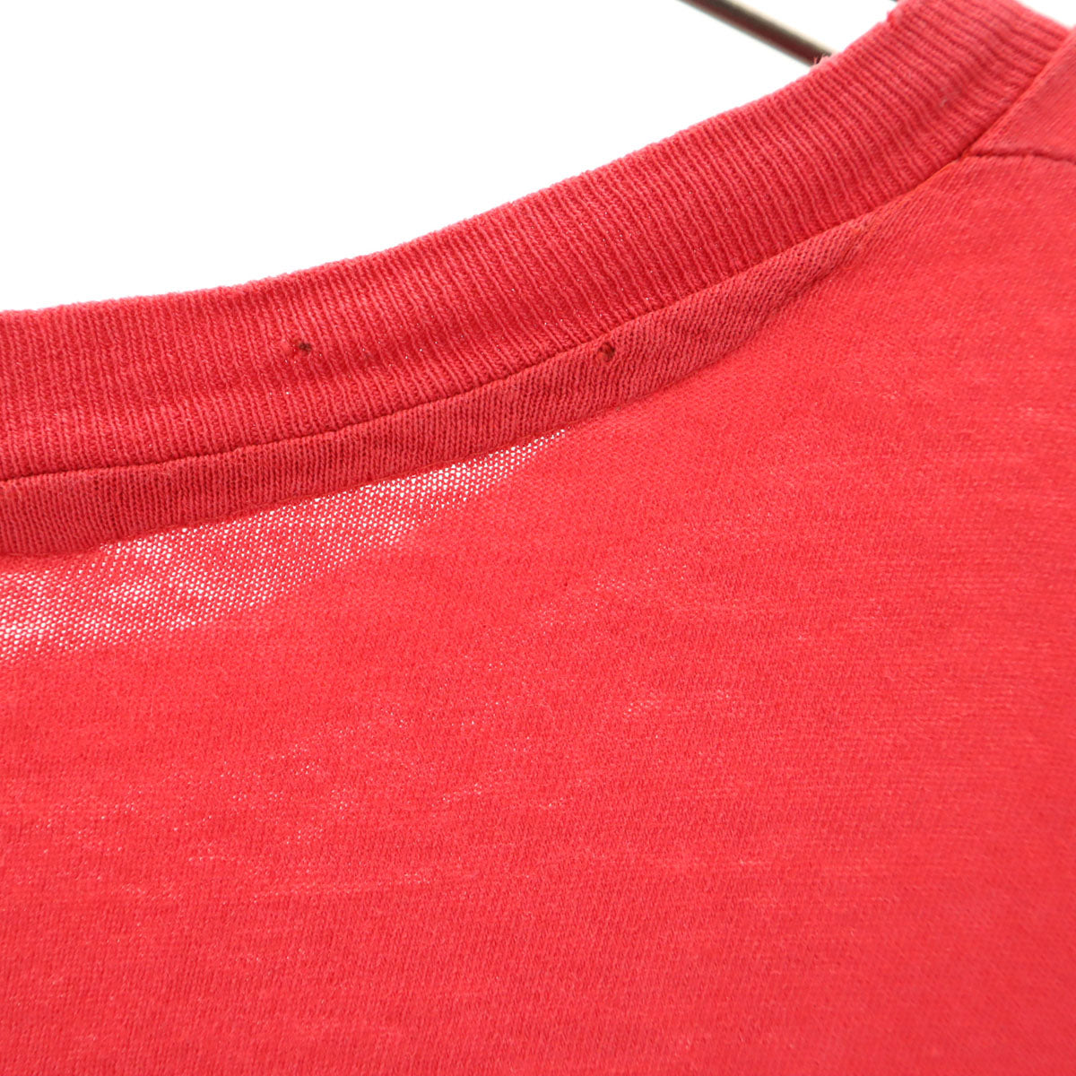 Hanes ヘインズ 80s USA製 ヴィンテージ 半袖 Tシャツ XL レッド シングルステッチ メンズ