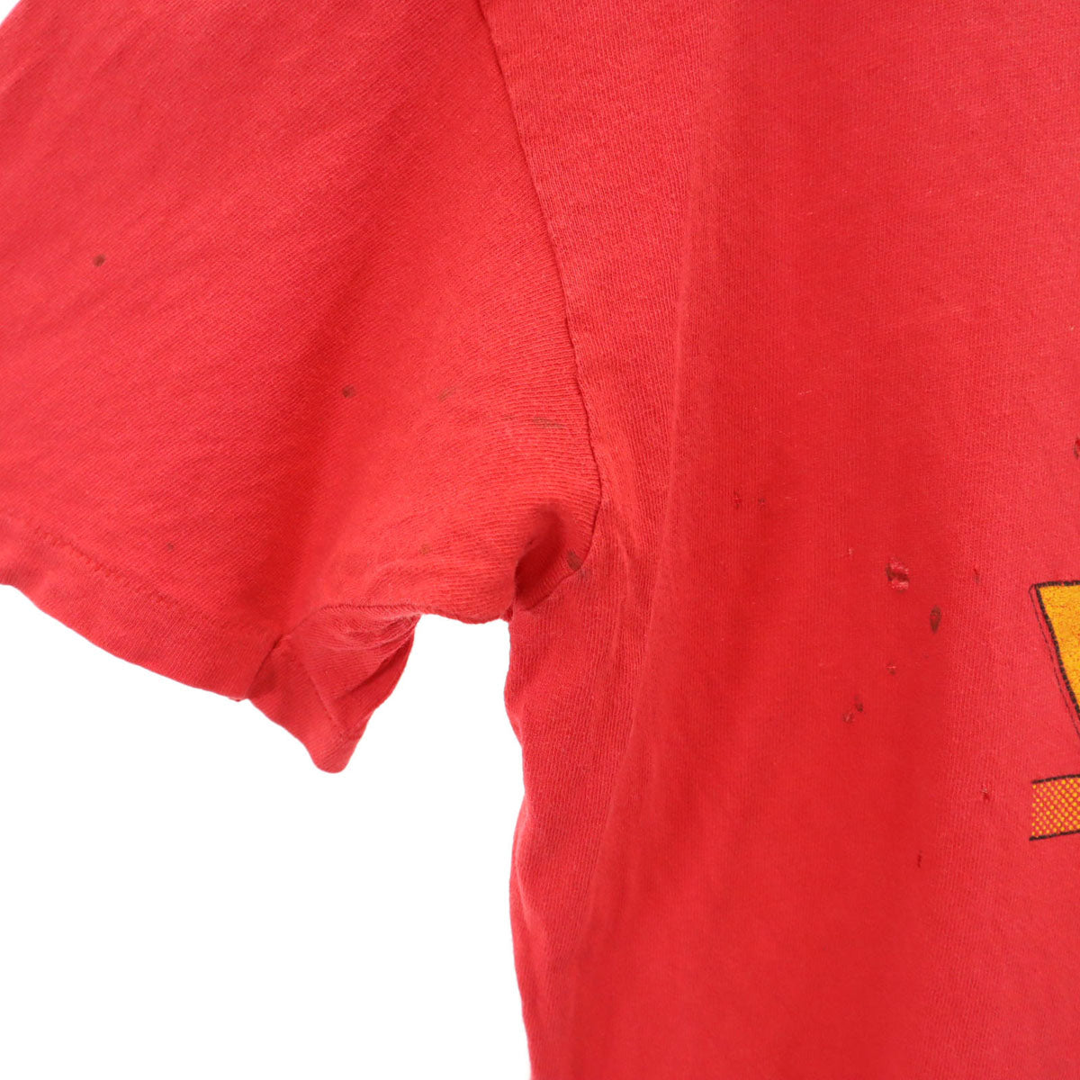 Hanes ヘインズ 80s USA製 ヴィンテージ 半袖 Tシャツ XL レッド シングルステッチ メンズ