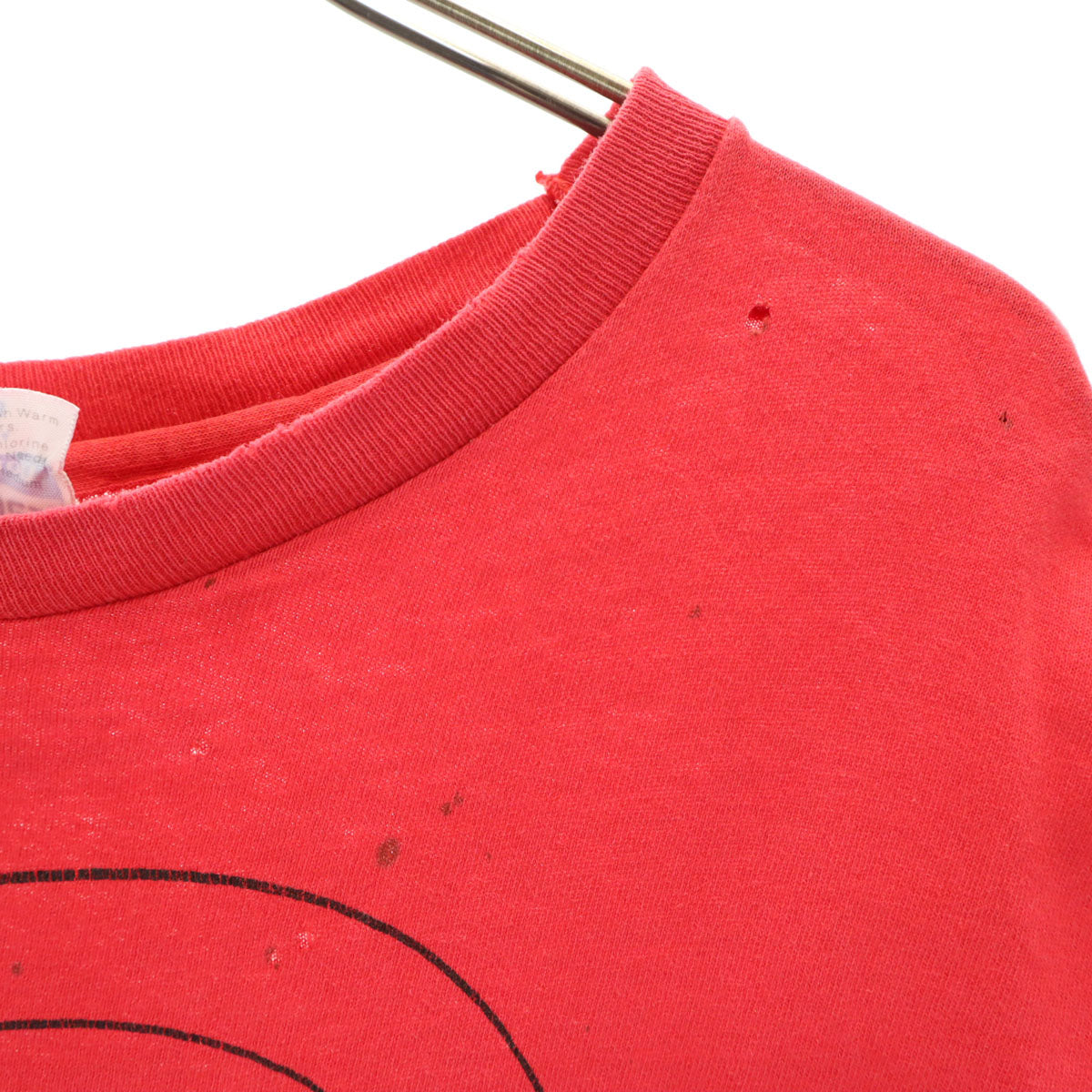 Hanes ヘインズ 80s USA製 ヴィンテージ 半袖 Tシャツ XL レッド シングルステッチ メンズ