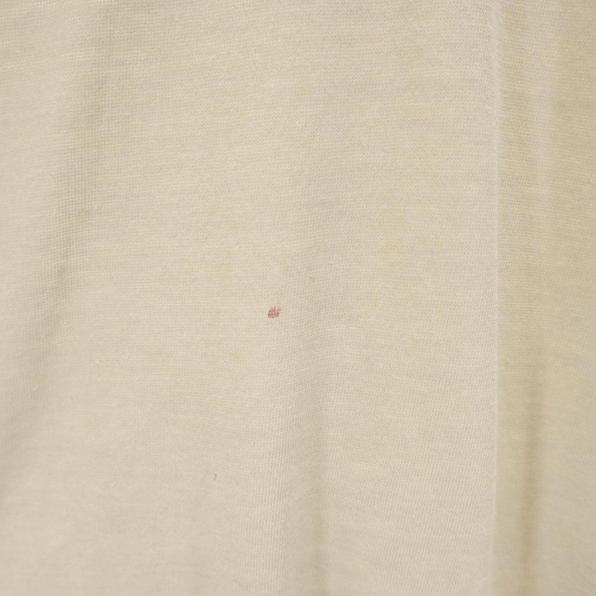 80s 90s オールド 半袖 Vネック Tシャツ ベージュ系 シングルステッチ メンズ
