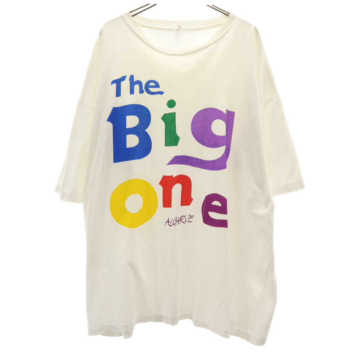 90s オールド The Big One プリント 半袖 Tシャツ XXL オフホワイト シングルステッチ ビッグサイズ メンズ