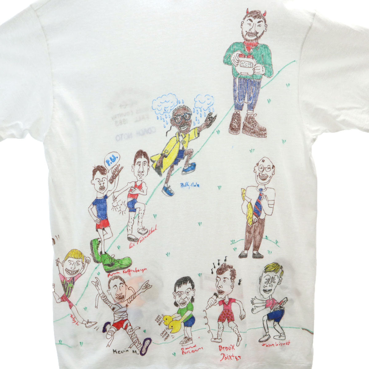 Hanes ヘインズ 80s USA製 ヴィンテージ メモリアル 半袖 Tシャツ XL オフホワイト シングルステッチ メンズ