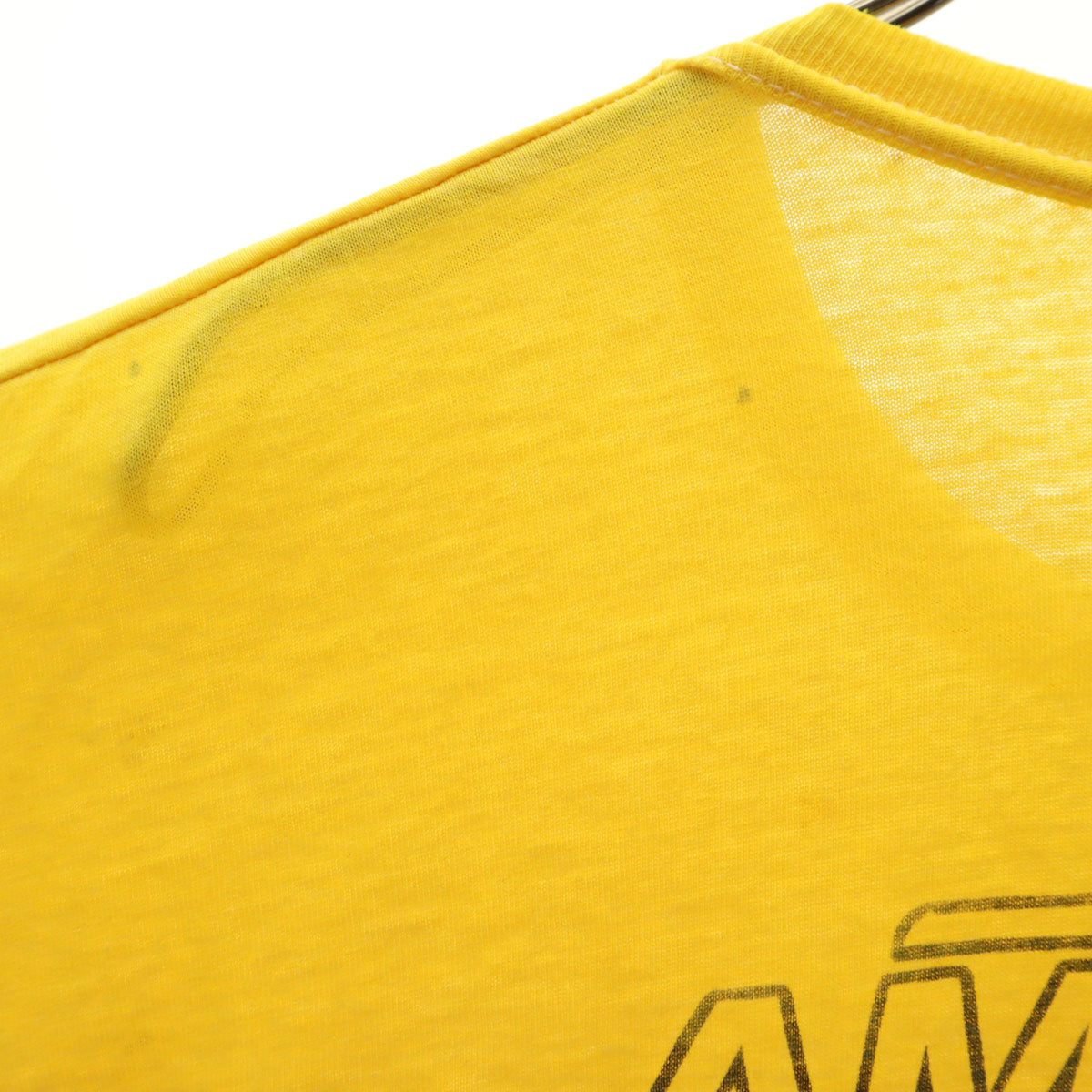 HARVEY WOODS 90s カナダ製 オールド 半袖 Tシャツ L イエロー メンズ