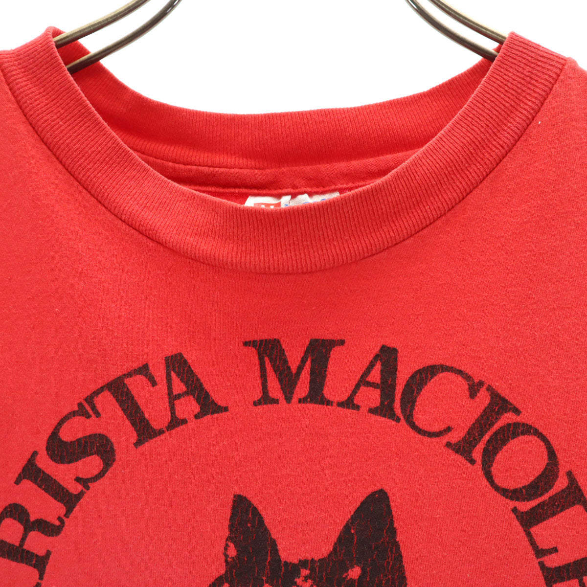 Hanes ヘインズ 90s USA製 オールド 半袖 Tシャツ L レッド シングルステッチ メンズ