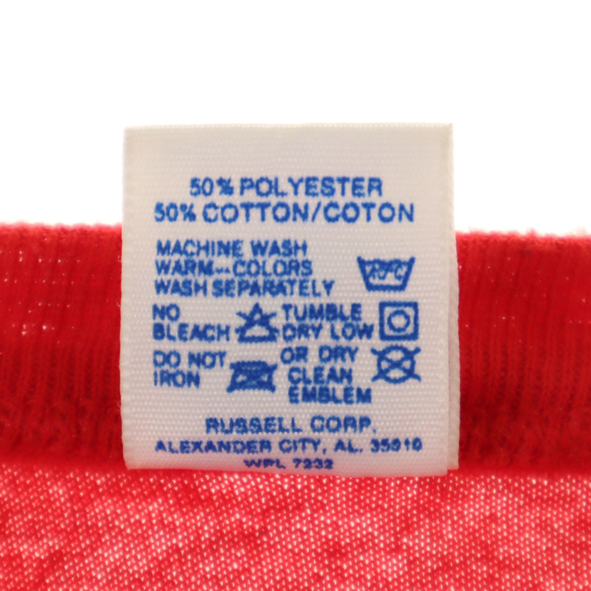 RUSSELL ATHLETIC ラッセルアスレチック 80s USA製 オールド CWA 半袖 Tシャツ L レッド メンズ