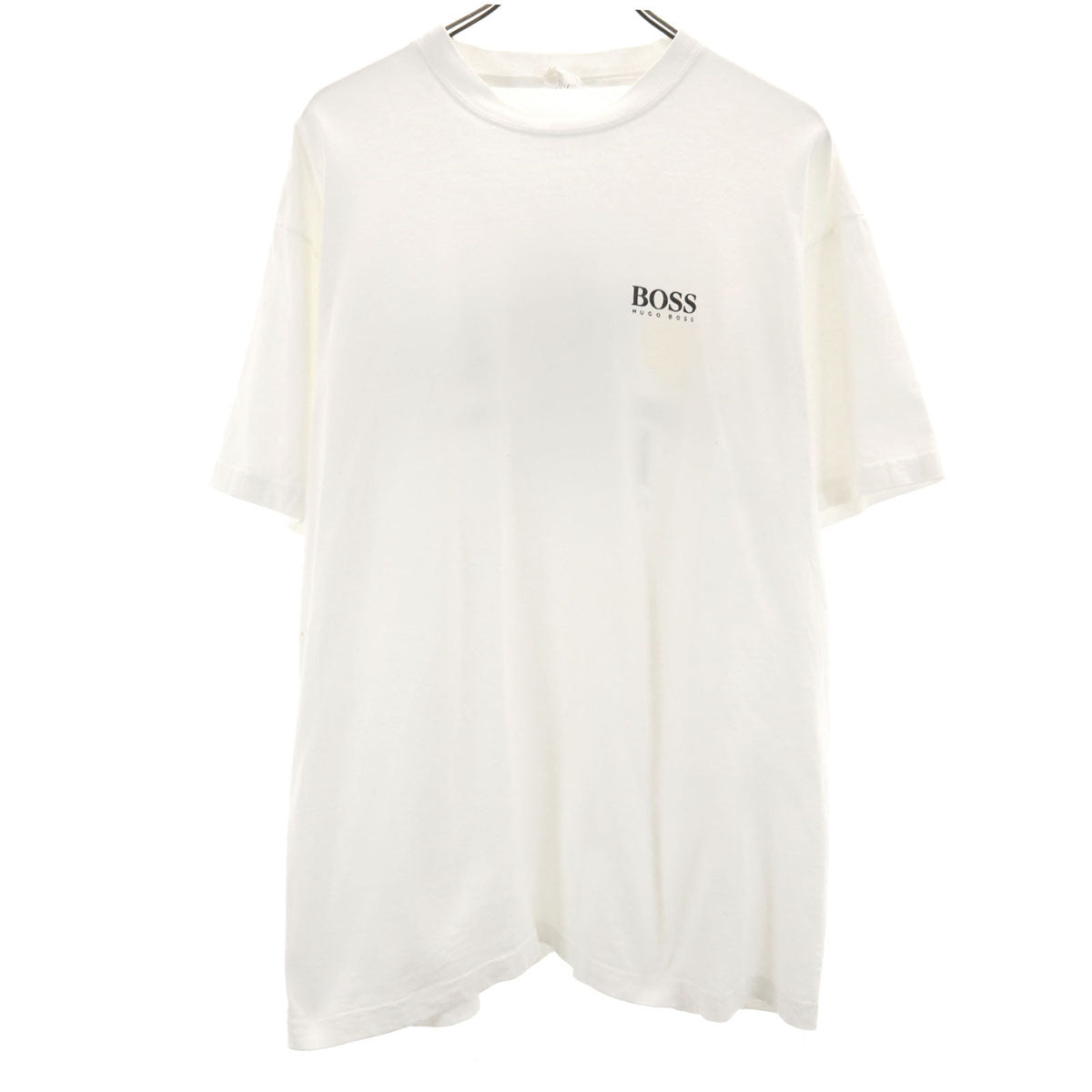 BOSS HUGO BOSS ボスヒューゴボス オールド バックロゴ 半袖 Tシャツ ホワイト メンズ