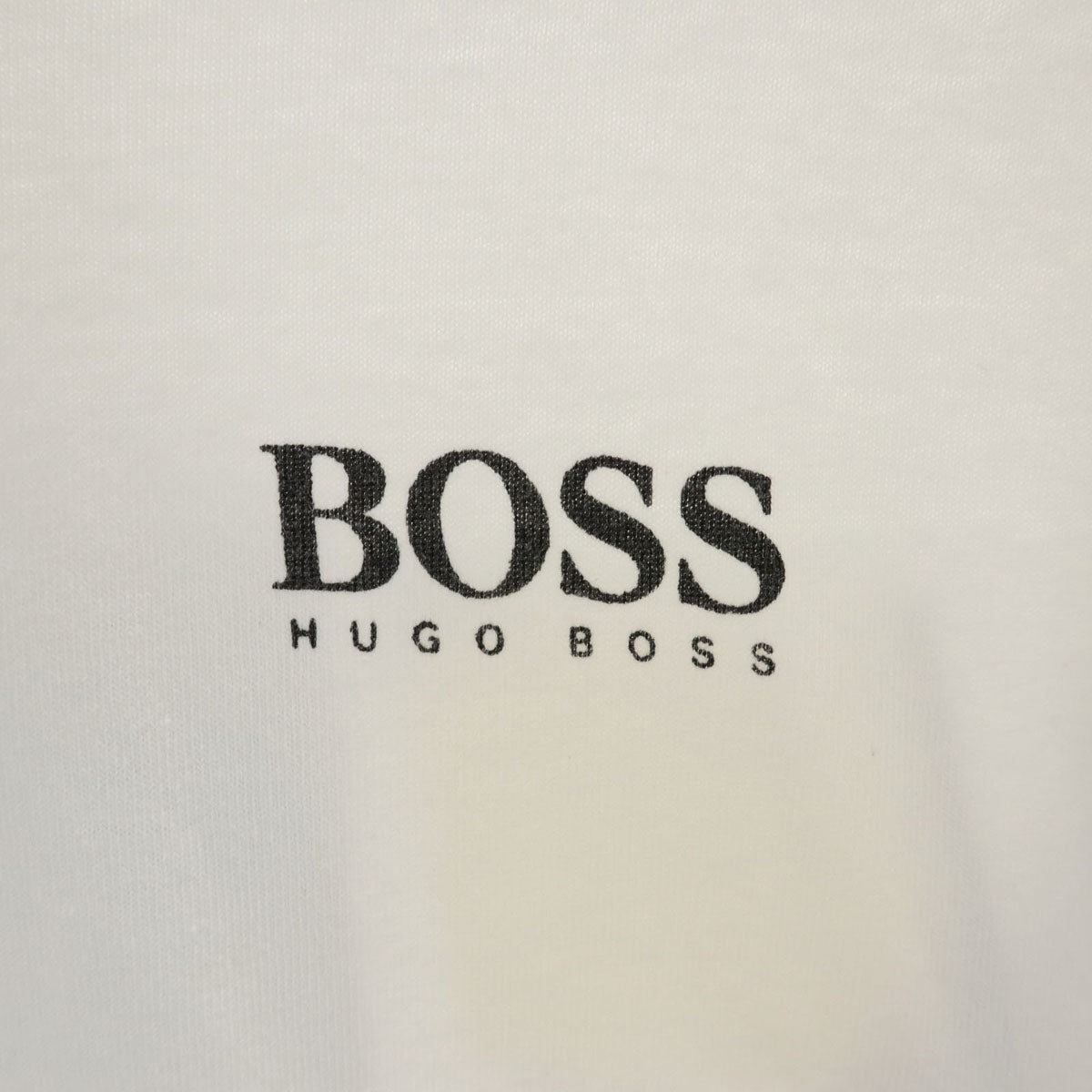 BOSS HUGO BOSS ボスヒューゴボス オールド バックロゴ 半袖 Tシャツ ホワイト メンズ