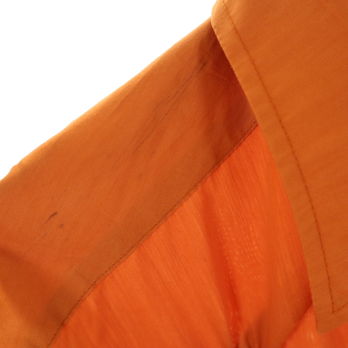 Hampshire House by VAN HEUSEN ハンプシャーハウス バイ ヴァンヒューゼン 70s ヴィンテージ 長袖 ダブルカフス シャツ 33 オレンジ メンズ