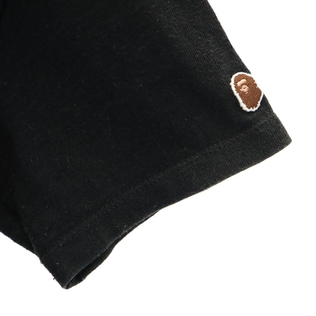 A BATHING APE アベイシングエイプ 日本製 半袖 Tシャツ XS ブラック レディース