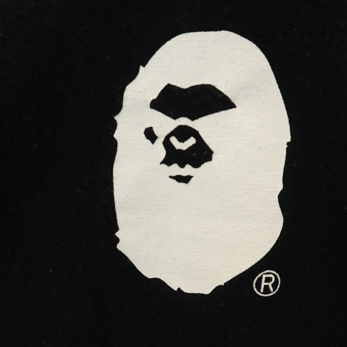 A BATHING APE アベイシングエイプ 日本製 半袖 Tシャツ XS ブラック レディース