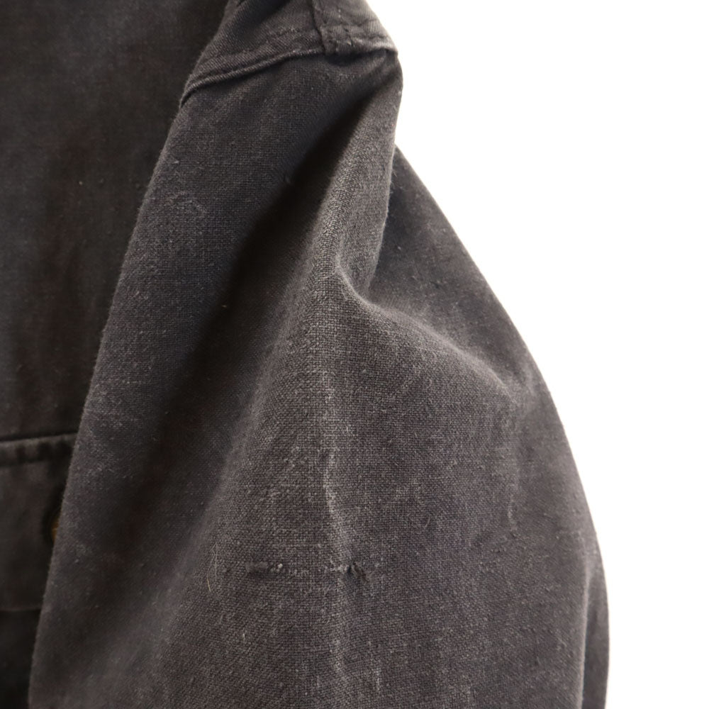 EAST GERMANY ARMY 東ドイツ軍 70s 80s ヴィンテージ ワークジャケット 48 チャコールグレー ミリタリー メンズ