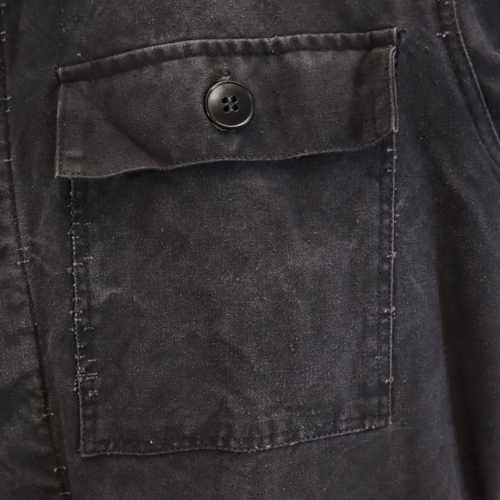 EAST GERMANY ARMY 東ドイツ軍 70s 80s ヴィンテージ ワークジャケット 48 チャコールグレー ミリタリー メンズ