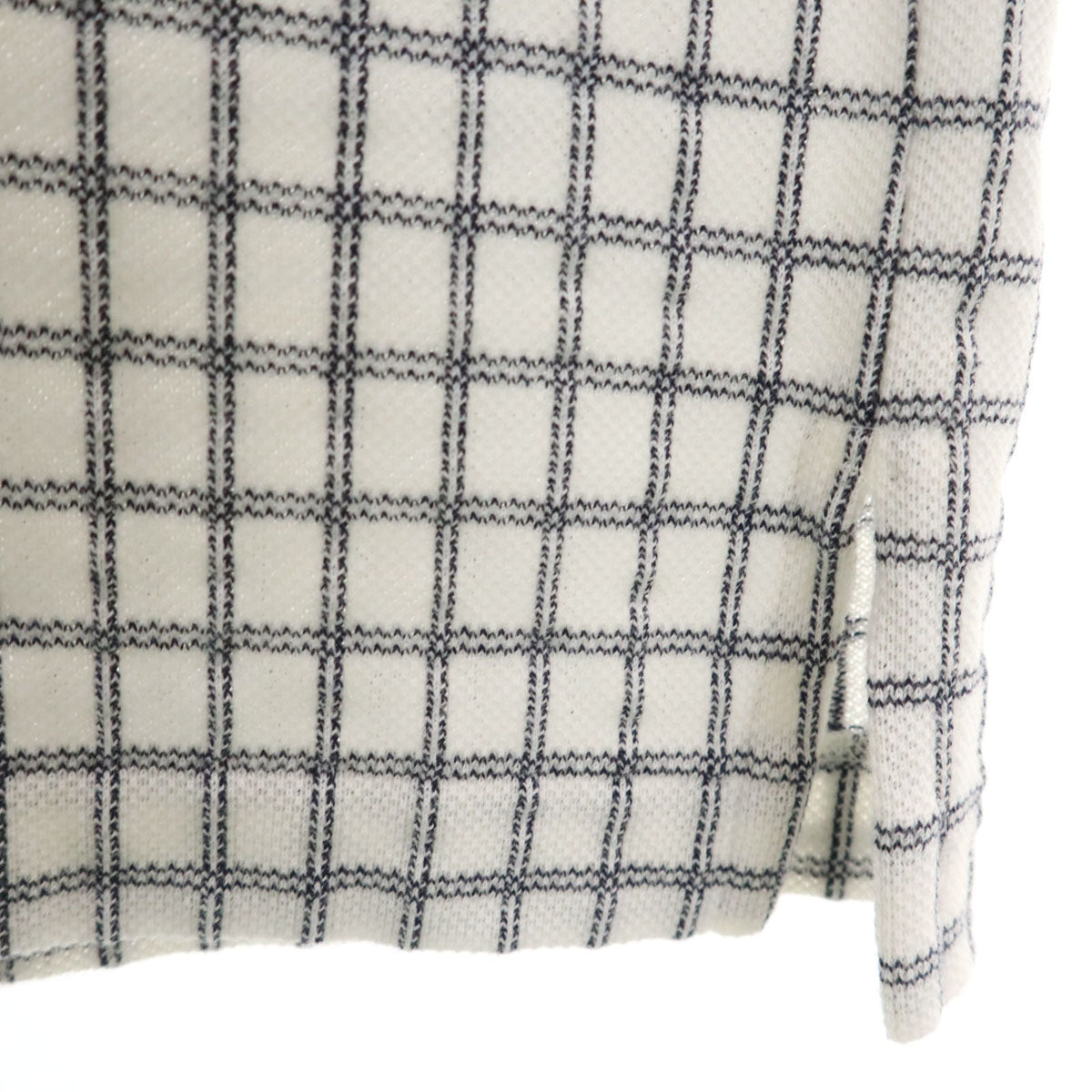 PEARLY GATES パーリーゲイツ 日本製 ゴルフ 半袖 ポロシャツ 2 ホワイト系 メンズ