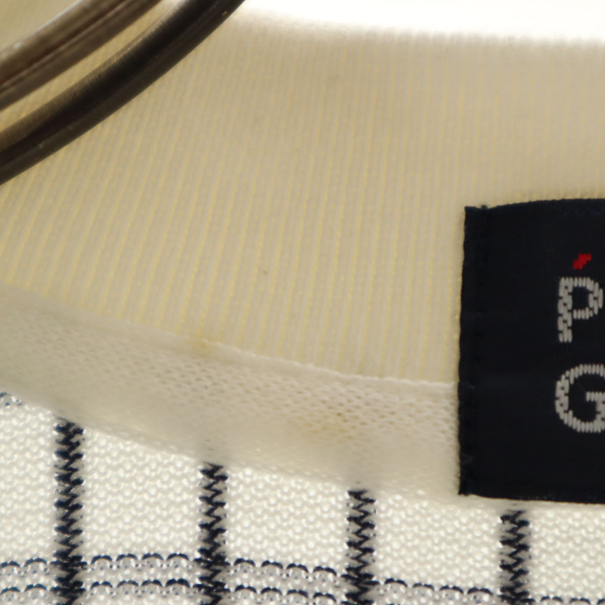 PEARLY GATES パーリーゲイツ 日本製 ゴルフ 半袖 ポロシャツ 2 ホワイト系 メンズ