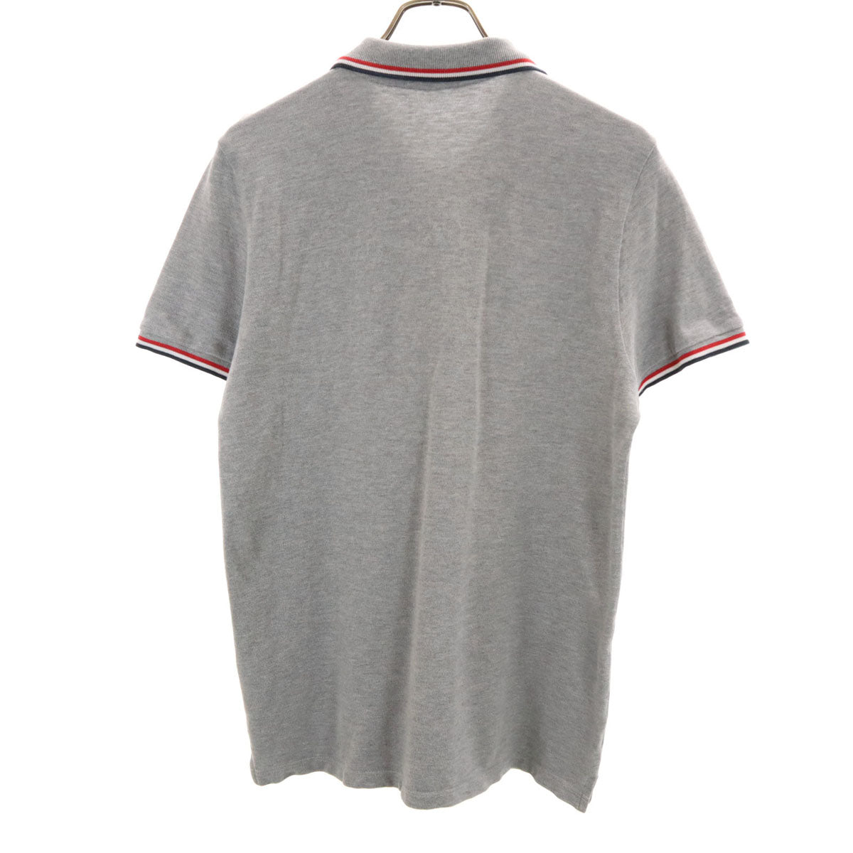 MAISON KITSUNE メゾンキツネ イタリア製 半袖 ポロシャツ M グレー メンズ