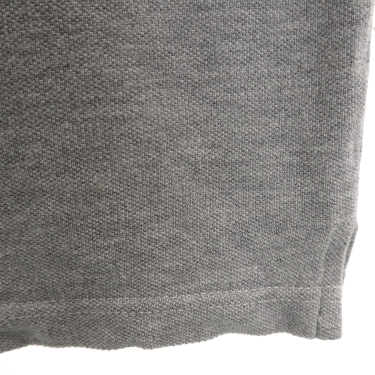 MAISON KITSUNE メゾンキツネ イタリア製 半袖 ポロシャツ M グレー メンズ