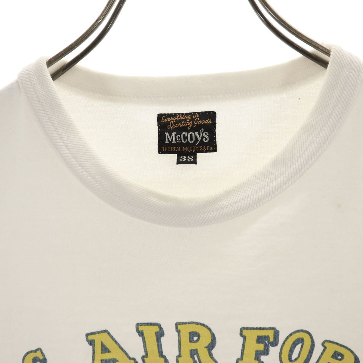 McCOY'S マッコイズ 日本製 半袖 Tシャツ 38 ホワイト メンズ