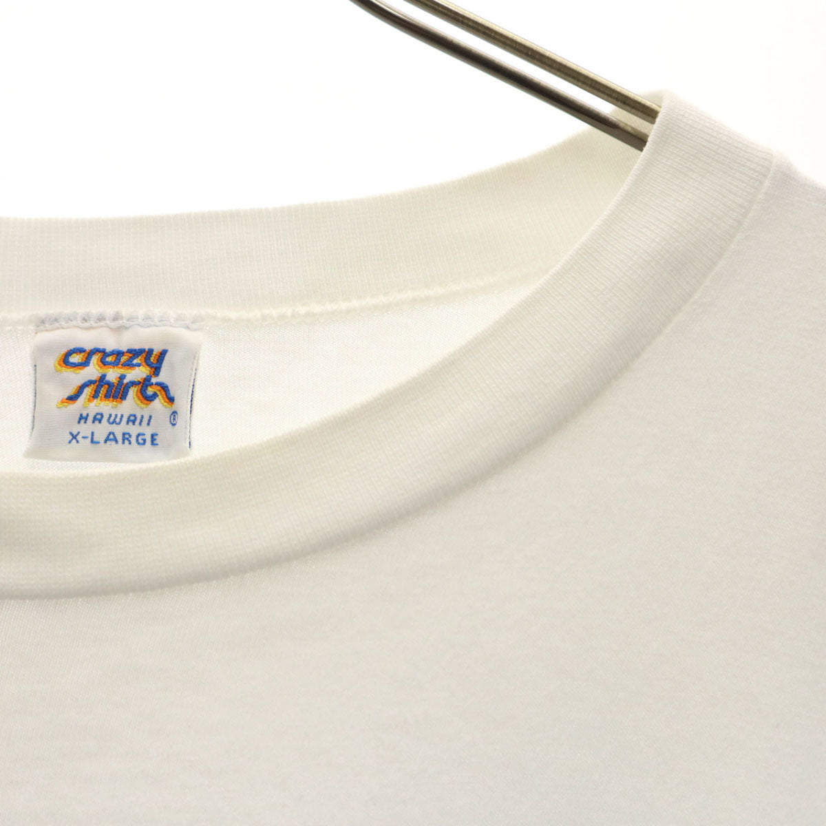 Crazy Shirt クレイジーシャツ 90s USA製 オールド 猫 半袖 Tシャツ XL ホワイト系 メンズ