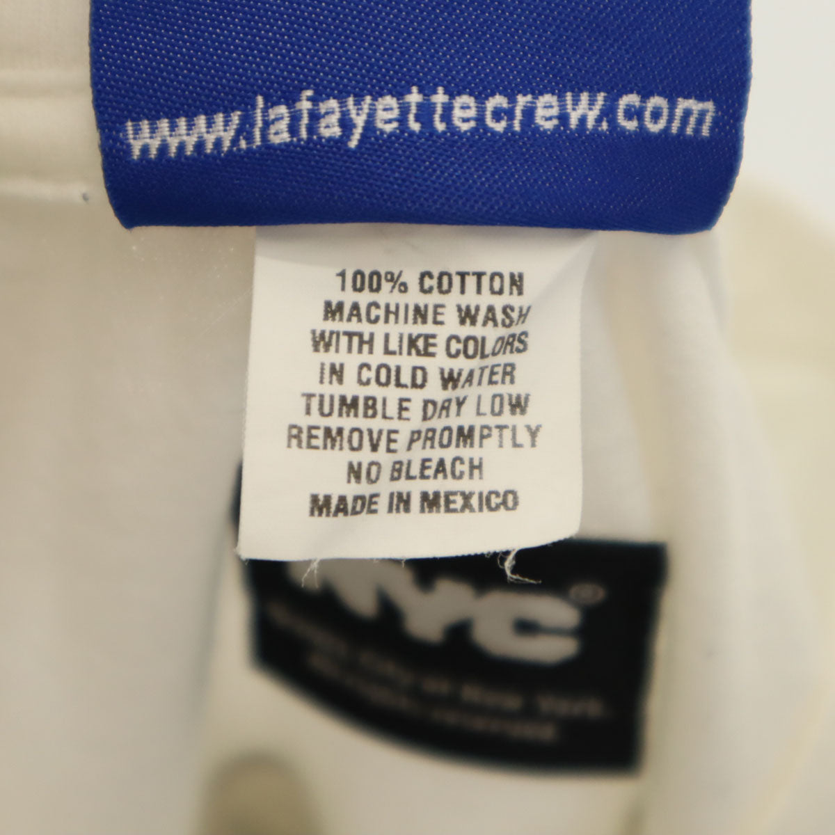 LFYT エルエフワイティー バックプリント 半袖 Tシャツ L 白 NYC ニューヨーク市衛生局 メンズ