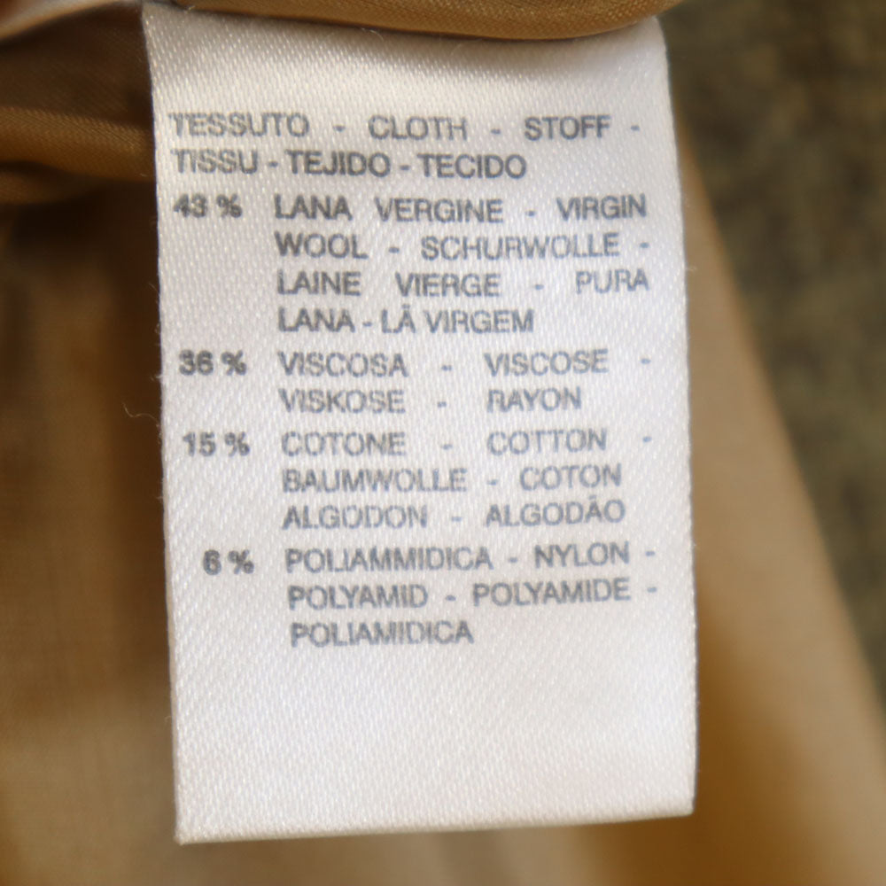 MAX MARA マックスマーラ イタリア製 タオル地 テーラードジャケット 40 ゴールド レディース