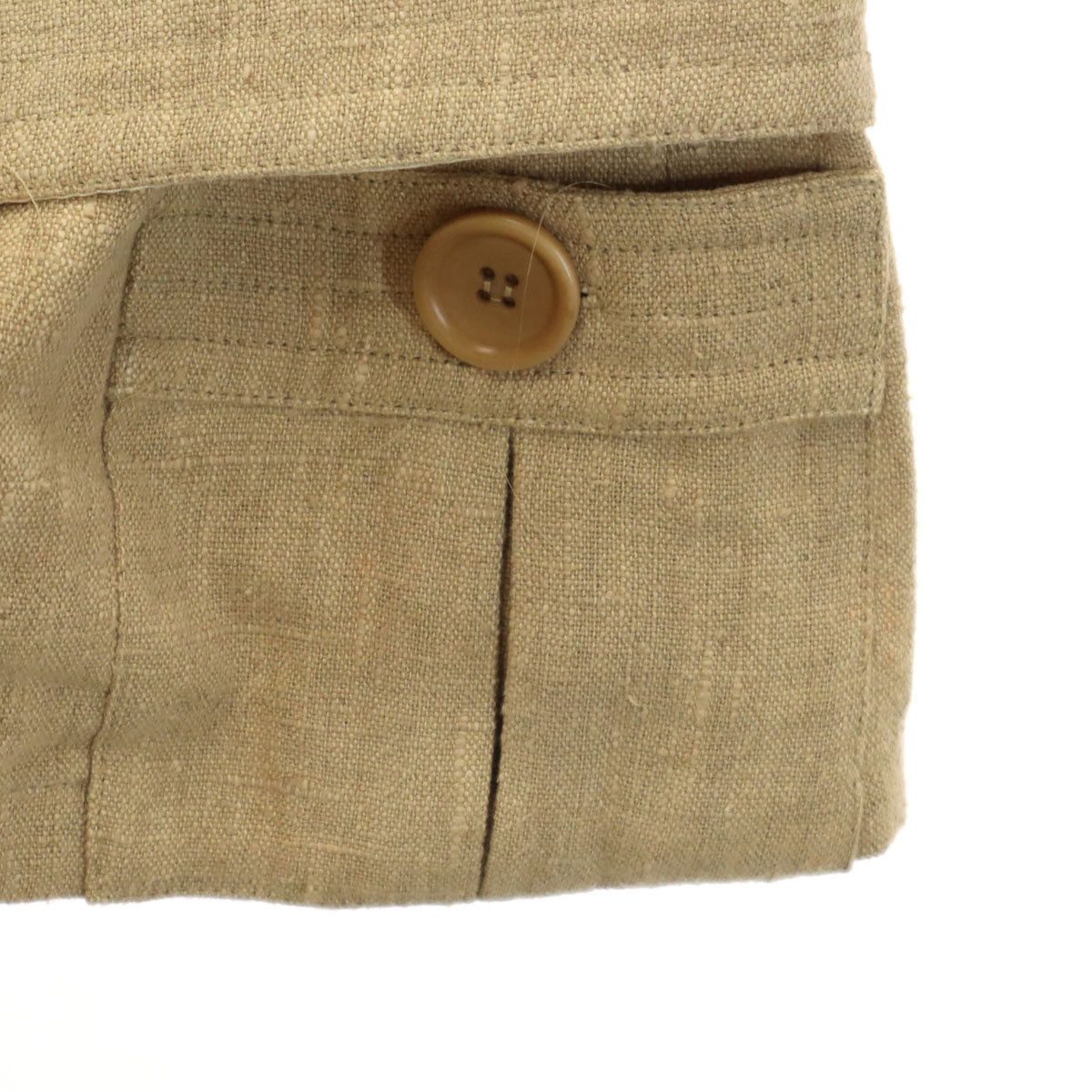 MAX&CO マックスアンドコー 未使用 リネン ジャケット 上下 セットアップ 42/44 ベージュ レディース