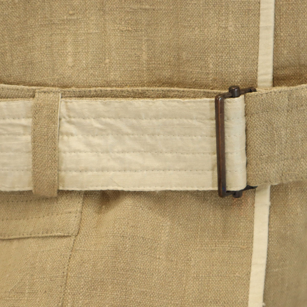 MAX&CO マックスアンドコー 未使用 リネン ジャケット 上下 セットアップ 42/44 ベージュ レディース